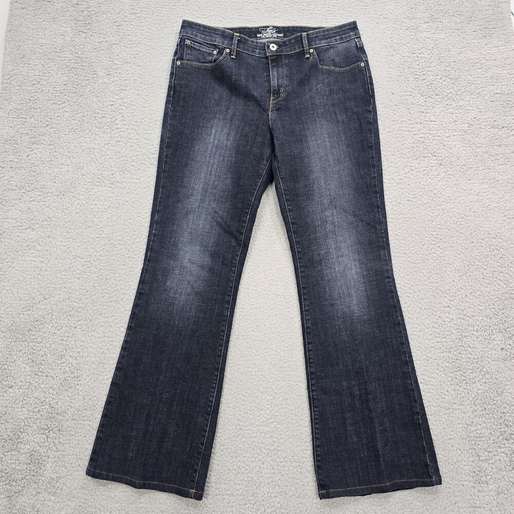 Levis Demi Curve Bootcut Jeans Womens 14 Tag 33X30 Blue Denim Classic Stretch